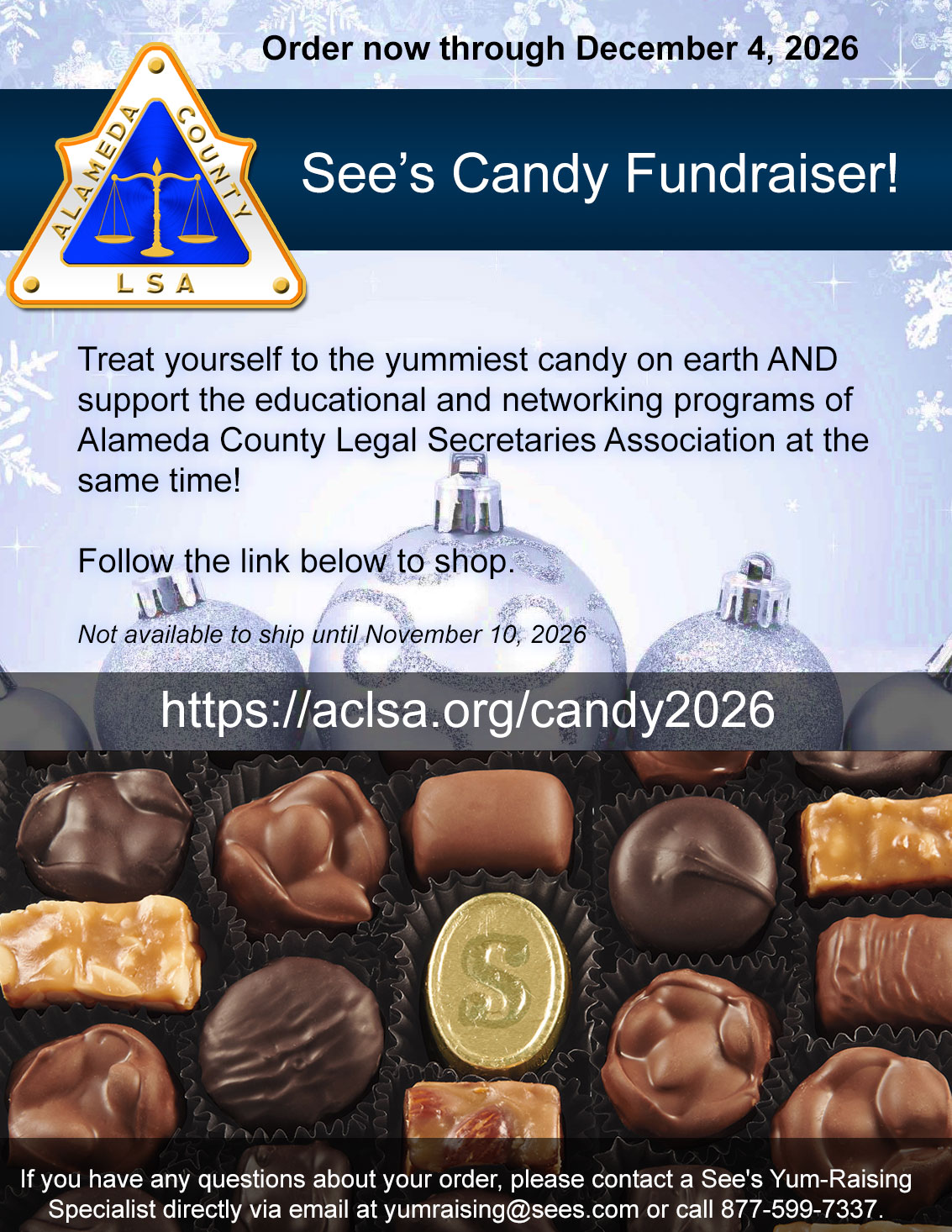 See's Candy Fundraiser
